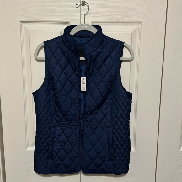 Talbots Navy Vest - Picture 1 of 3
